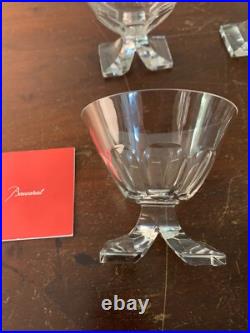 4 verres à eau modèle Saint Hubert cristal Baccarat (prix à la pièce)