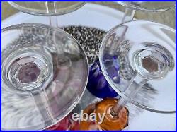 4 verres à vin du Rhin cristal Baccarat modèle Caracas