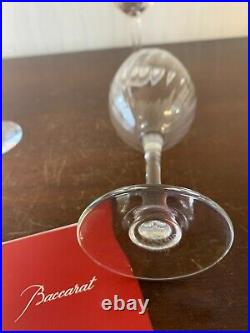 4 verres à vin modèle Livourne en cristal de Baccarat (prix à la pièce)