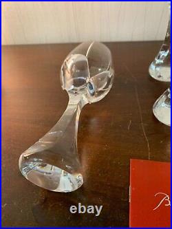 4 verres à vin modèle Neptune en cristal de Baccarat (prix à la pièce)