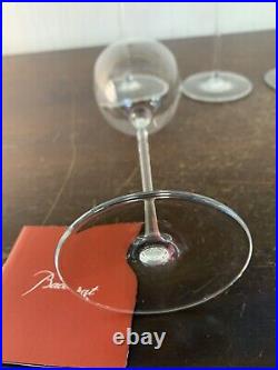 4 verres à vin modèle Perfection clair cristal de Baccarat (prix à la pièce)