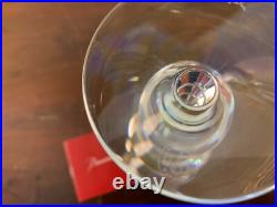 4 verres à vin modèle Véga en cristal de Baccarat (prix pièce)