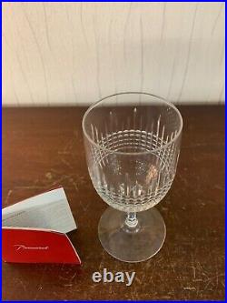 4 verres à vin rouge modèle Nancy taillé cristal de Baccarat (Prix à la pièce)