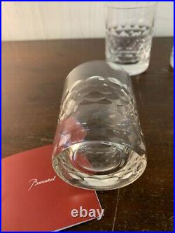 4 verres à whisky modèle écaille cristal Baccarat (prix à la pièce)