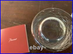 4 verres à whisky modèle écaille cristal Baccarat (prix à la pièce)