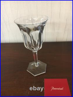 53 verres à eau Malmaison en cristal de Baccarat h 19 cm(prix à la pièce)
