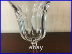 53 verres à eau Malmaison en cristal de Baccarat h 19 cm(prix à la pièce)