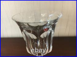 53 verres à eau Malmaison en cristal de Baccarat h 19 cm(prix à la pièce)