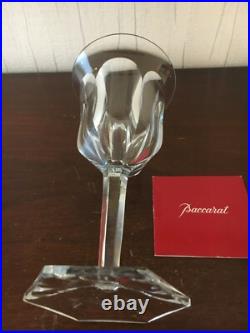 53 verres à eau Malmaison en cristal de Baccarat h 19 cm(prix à la pièce)