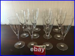 53 verres à eau N°2 Modèle Dom Pérignon en cristal de Baccarat (prix à la pièce)