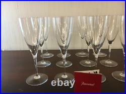 53 verres à eau N°2 Modèle Dom Pérignon en cristal de Baccarat (prix à la pièce)