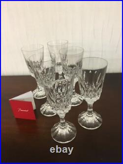 57 Verres à eau / Assas en cristal de Baccarat (Prix à la pièce)