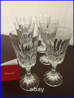 57 Verres à eau / Assas en cristal de Baccarat (Prix à la pièce)
