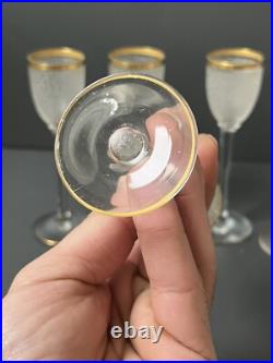 5 Verres A Liqueur En Cristal Givre St Louis Baccarat