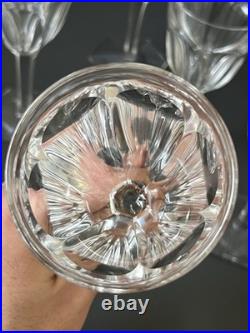5 Verres À Vin En Cristal Baccarat Modèle Compiegne