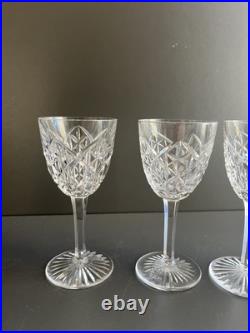 5 Verres À Vin En Cristal Baccarat Modelé Juigne