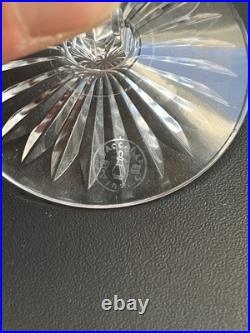 5 Verres À Vin En Cristal Baccarat Modelé Juigne