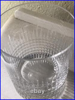 5 Verres À Whisky En Cristal De Baccarat Modèle Nancy