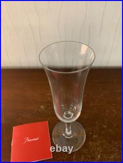 5 flûtes à champagne cristal de Baccarat (prix à la pièce)