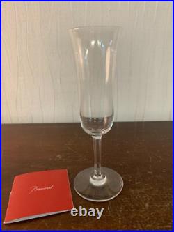 5 flûtes à champagne cristal de Baccarat (prix à la pièce)