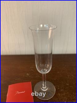 5 flûtes à champagne cristal de Baccarat (prix à la pièce)