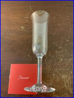 5 flûtes à champagne cristal de Baccarat (prix à la pièce)
