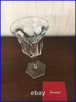 5 verres à eau GM Malmaison en cristal de Baccarat h 20.5 cm(prix à la pièce)