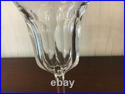 5 verres à eau GM Malmaison en cristal de Baccarat h 20.5 cm(prix à la pièce)