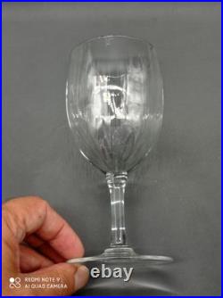 5 verres à eau en Cristal de BACCARAT modèle MONTAIGNE OPTIC, H 16 cm