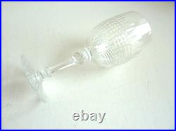 5 verres à eau et 3 verres à vin en cristal de Baccarat Dombasle (Nancy luxe)