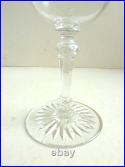 5 verres à eau et 3 verres à vin en cristal de Baccarat Dombasle (Nancy luxe)