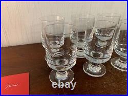 5 verres à eau modèle Diabolo en cristal de Baccarat (prix à la pièce)