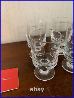 5 verres à eau modèle Diabolo en cristal de Baccarat (prix à la pièce)