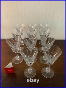 5 verres a eau modèle Tourville en cristal de Baccarat (prix à la pièce)