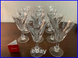 5 verres a eau modèle Tourville en cristal de Baccarat (prix à la pièce)