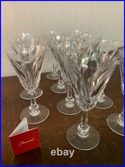 5 verres a eau modèle Tourville en cristal de Baccarat (prix à la pièce)