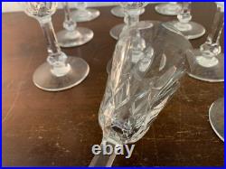 5 verres a eau modèle Tourville en cristal de Baccarat (prix à la pièce)