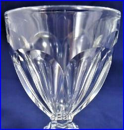 5 verres à vin cristal Baccarat Harcourt Réf A 12,5 cm wine glasses