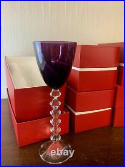 5 verres à vin modèle Véga en cristal de Baccarat (prix à la pièce)