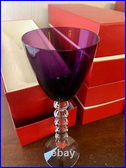 5 verres à vin modèle Véga en cristal de Baccarat (prix à la pièce)