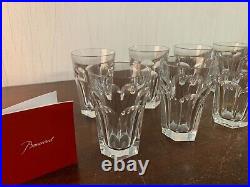 5 verres à whisky modèle Harcourt cristal Baccarat h 10.5 cm (prix la pièce)