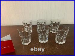 5 verres à whisky modèle Harcourt cristal de Baccarat h 9 cm (prix à la pièce)