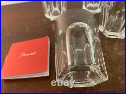 5 verres à whisky modèle Harcourt cristal de Baccarat h 9 cm (prix à la pièce)