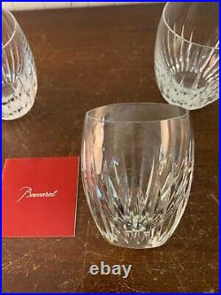 5 verres à whisky modèle Massena en cristal de Baccarat (prix à la pièce)