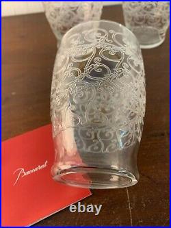 5 verres à whisky modèle Rohan en cristal de Baccarat (prix à la pièce)