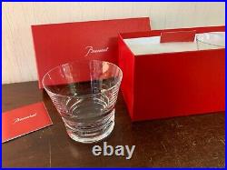 5 verres à whisky modèle Véga Cristal de Baccarat h 8.5 cm (prix à la pièce)