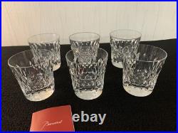 5 verres à whisky modèle armagnac en cristal de Baccarat (prix pour 1 verre)
