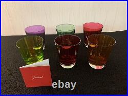 5 verres modèle Mosaïque en cristal de Baccarat (prix à la pièce) modèle1