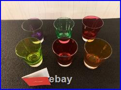5 verres modèle Mosaïque en cristal de Baccarat (prix à la pièce) modèle1