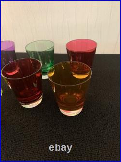 5 verres modèle Mosaïque en cristal de Baccarat (prix à la pièce) modèle1